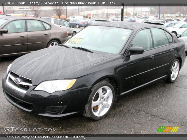 2009 Subaru Legacy 2.5i Sedan in Obsidian Black Pearl