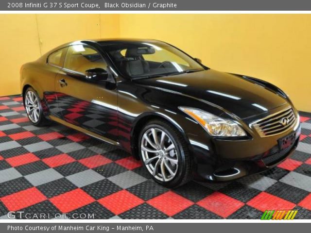 2008 Infiniti G 37 S Sport Coupe in Black Obsidian