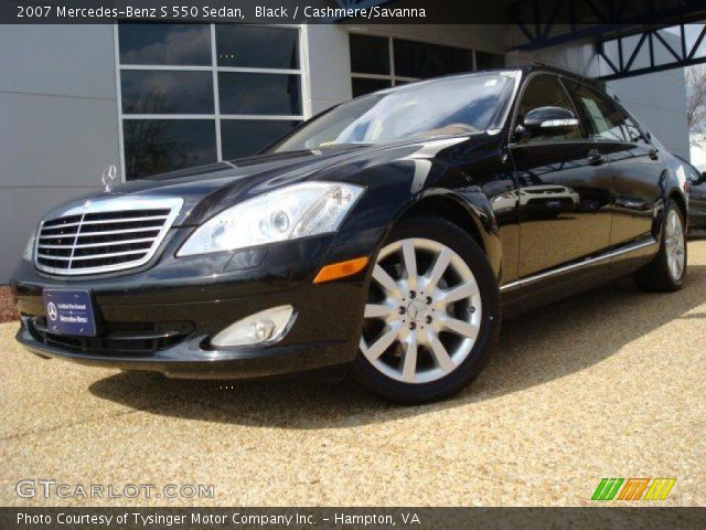 2007 Mercedes-Benz S 550 Sedan in Black