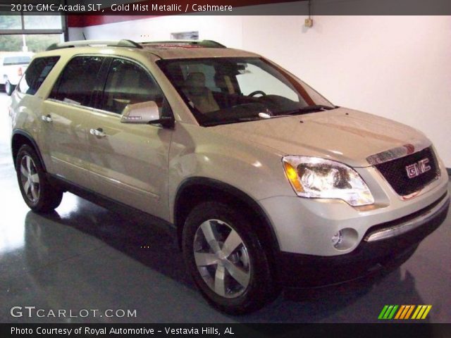 2010 GMC Acadia SLT in Gold Mist Metallic