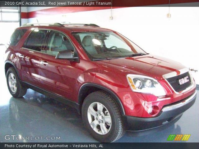 2010 GMC Acadia SLE in Red Jewel Tintcoat