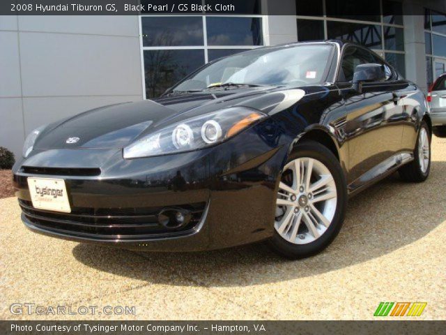 2008 Hyundai Tiburon GS in Black Pearl