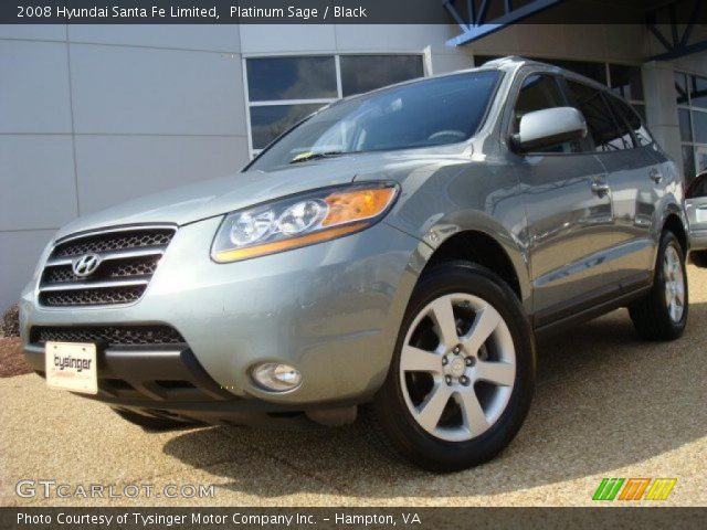 2008 Hyundai Santa Fe Limited in Platinum Sage