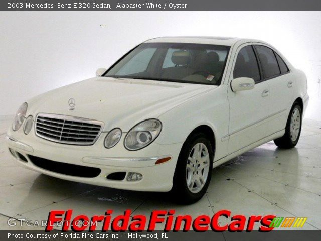 2003 Mercedes-Benz E 320 Sedan in Alabaster White