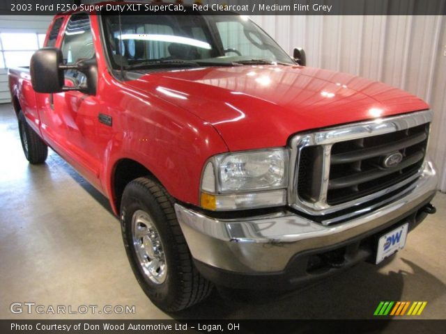 2003 Ford F250 Super Duty XLT SuperCab in Red Clearcoat