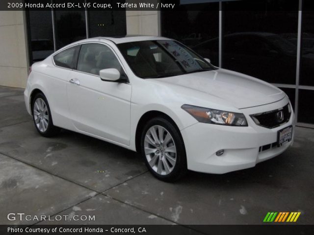 2009 Honda Accord EX-L V6 Coupe in Taffeta White