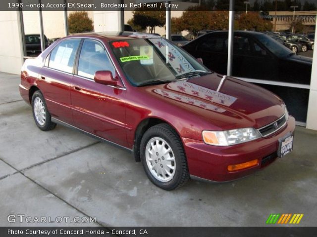 1996 Honda Accord EX Sedan in Bordeaux Red Pearl