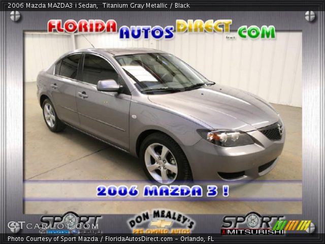 2006 Mazda MAZDA3 i Sedan in Titanium Gray Metallic