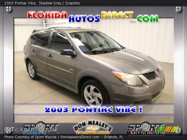 2003 Pontiac Vibe  in Shadow Gray