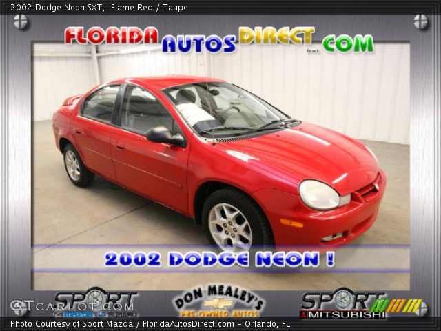 2002 Dodge Neon SXT in Flame Red
