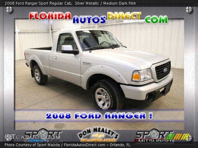2008 Ford Ranger Sport Regular Cab in Silver Metallic