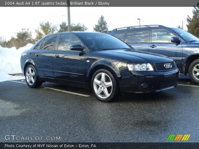 2004 Audi A4 1.8T quattro Sedan in Brilliant Black