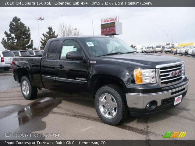 2010 GMC Sierra 1500 SLT Extended Cab 4x4 in Onyx Black