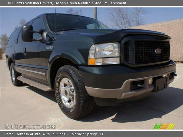 2003 Ford Excursion Limited in Aspen Green Metallic