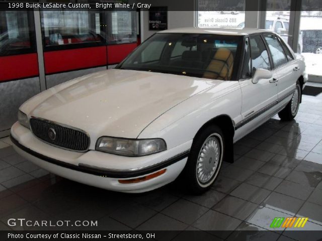 Bright White 1998 Buick LeSabre Custom with Gray interior 1998 Buick LeSabre 