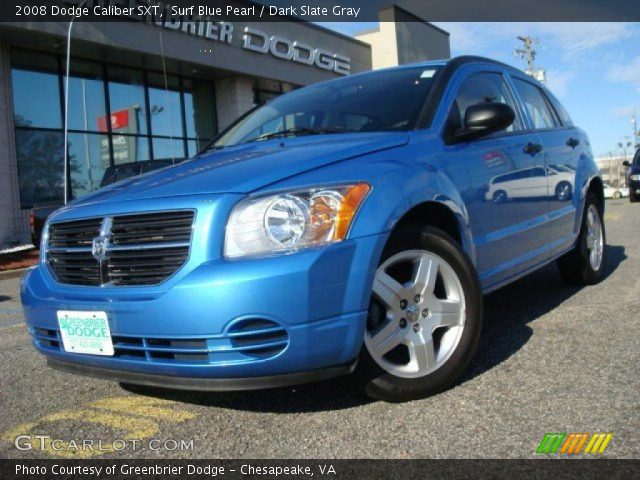 2008 Dodge Caliber SXT in Surf Blue Pearl