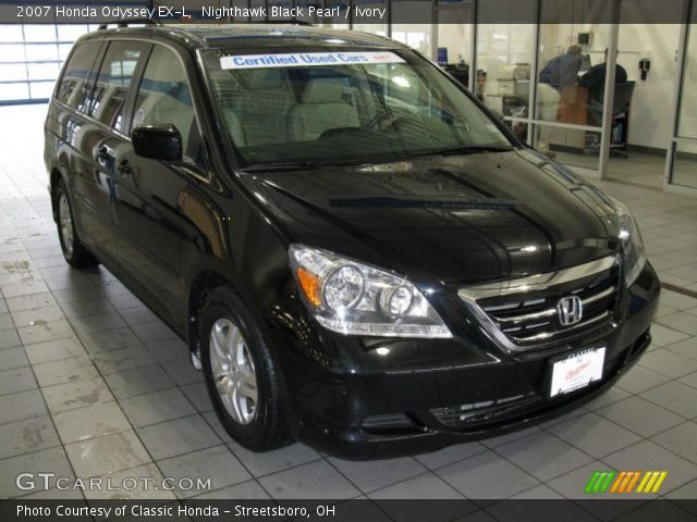 2007 Honda Odyssey EX-L in Nighthawk Black Pearl