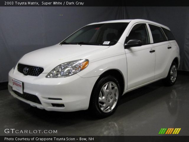 2003 Toyota Matrix  in Super White