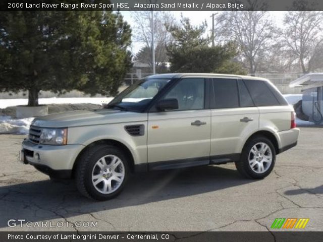 2006 Land Rover Range Rover Sport HSE in Atacama Sand Metallic