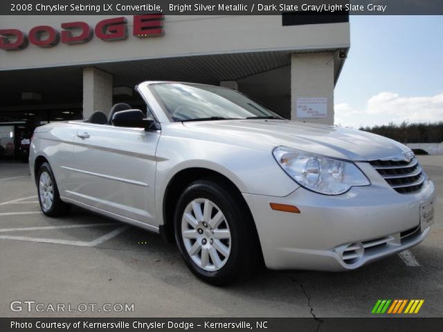 2008 Chrysler Sebring LX Convertible in Bright Silver Metallic