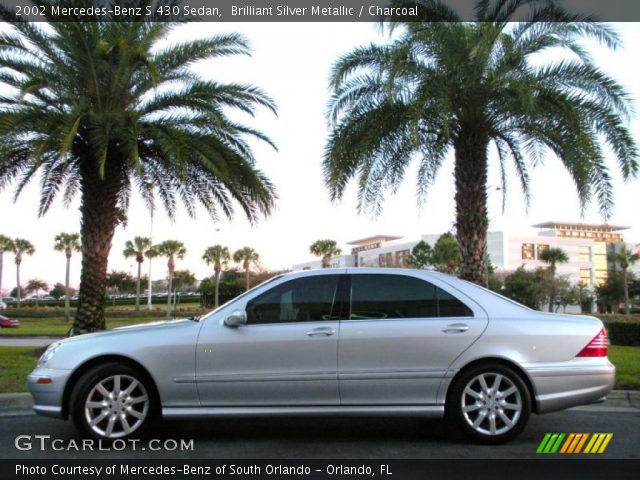 2002 Mercedes-Benz S 430 Sedan in Brilliant Silver Metallic