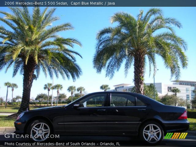 2006 Mercedes-Benz S 500 Sedan in Capri Blue Metallic