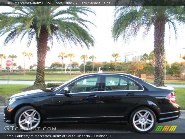 2008 Mercedes-Benz C 350 Sport in Black