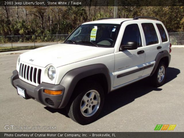 2003 Jeep Liberty Sport in Stone White