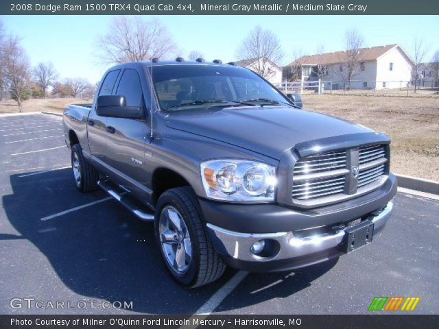 2008 Dodge Ram 1500 TRX4 Quad Cab 4x4 in Mineral Gray Metallic