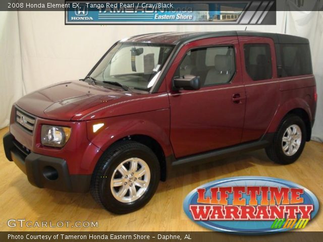 2008 Honda Element EX in Tango Red Pearl