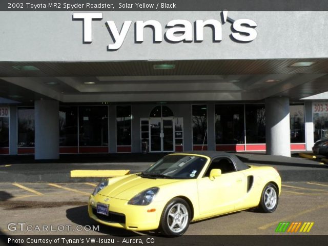 2002 Toyota MR2 Spyder Roadster in Solar Yellow