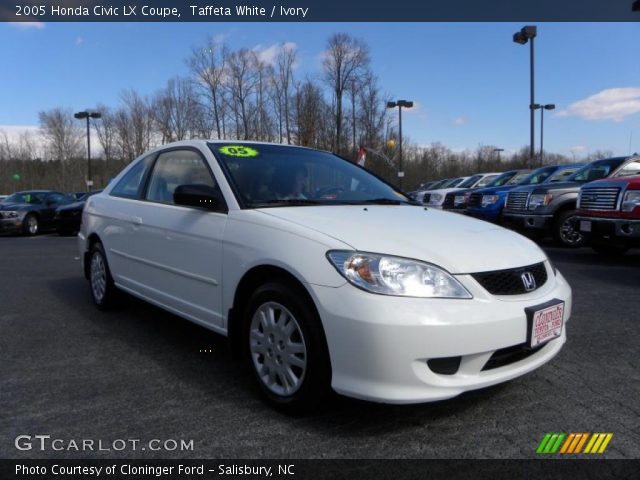 2005 Honda Civic LX Coupe in Taffeta White