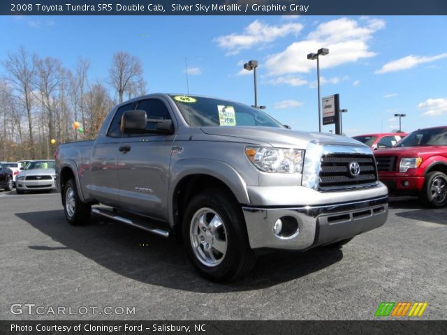 2008 Toyota Tundra SR5 Double Cab in Silver Sky Metallic