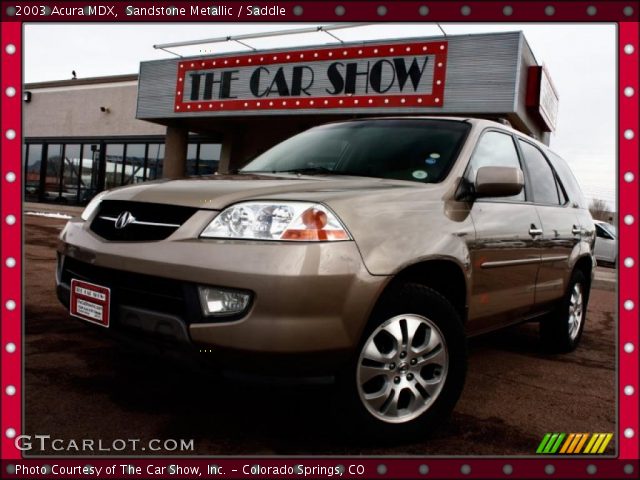 2003 Acura MDX  in Sandstone Metallic