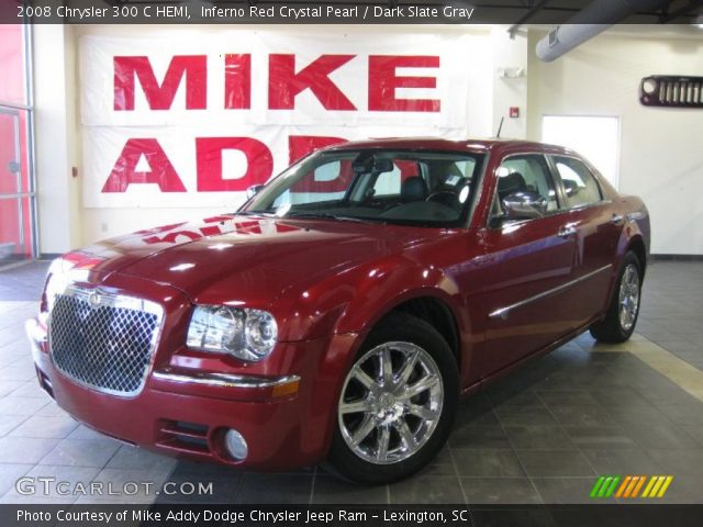 2008 Chrysler 300 C HEMI in Inferno Red Crystal Pearl