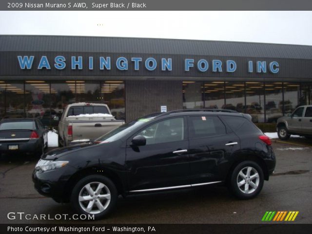2009 Nissan Murano S AWD in Super Black