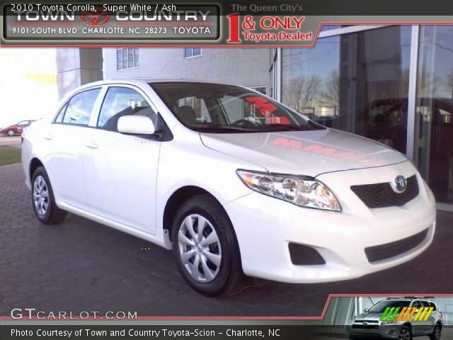 2010 Toyota Corolla  in Super White