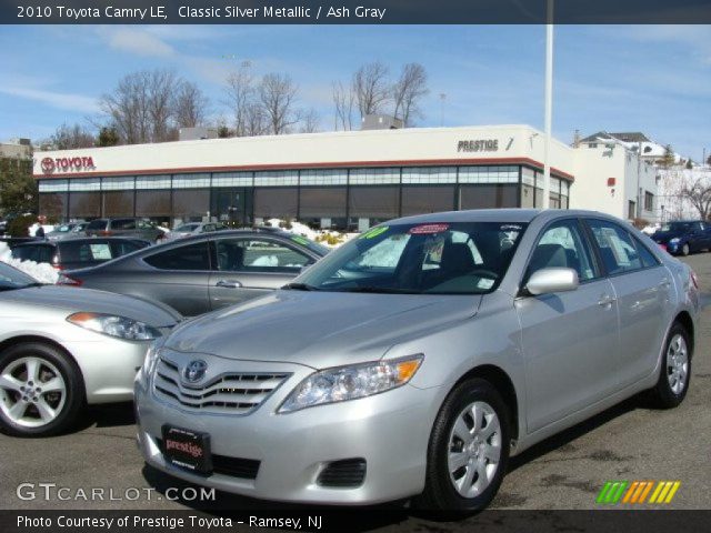 2010 Toyota Camry LE in Classic Silver Metallic
