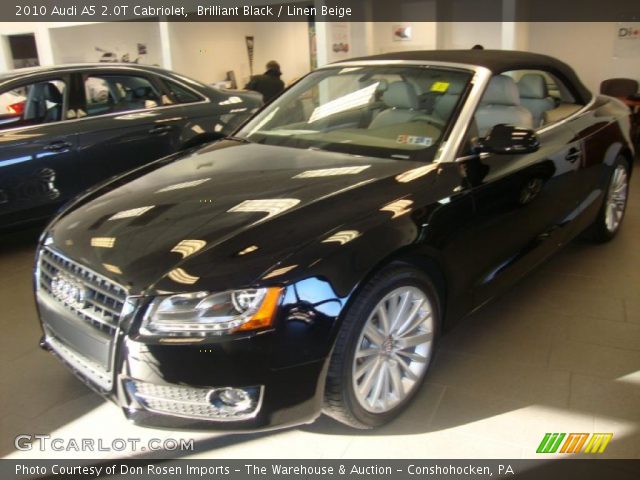 2010 Audi A5 2.0T Cabriolet in Brilliant Black