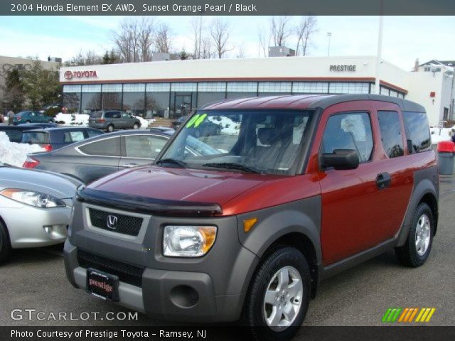 2004 Honda Element EX AWD in Sunset Orange Pearl