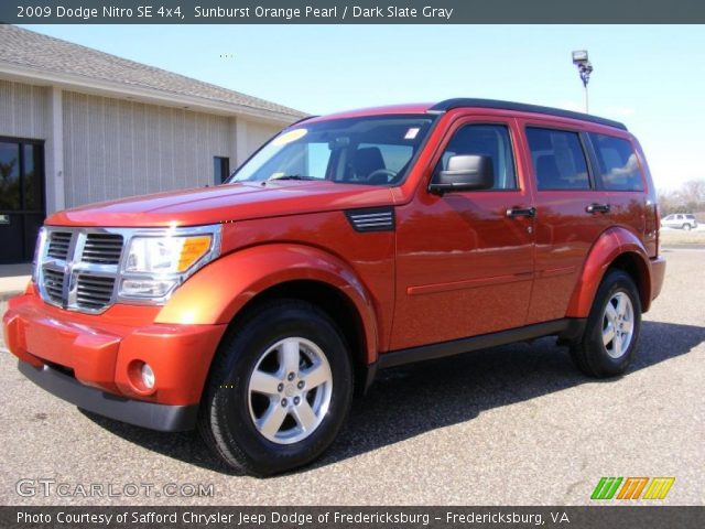2009 Dodge Nitro SE 4x4 in Sunburst Orange Pearl