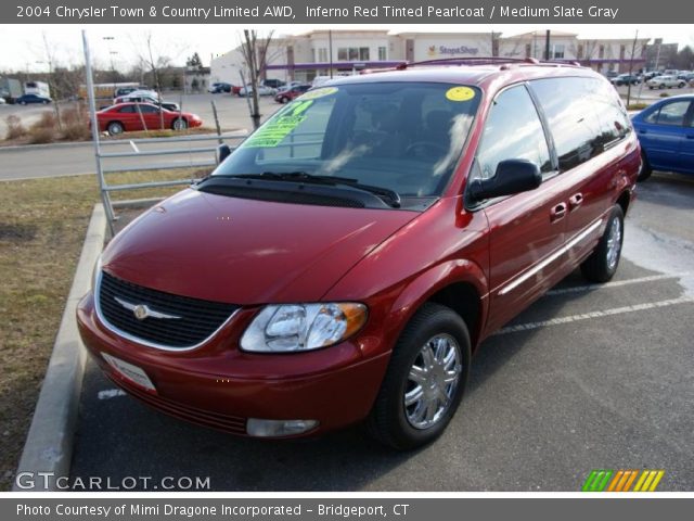 2004 Chrysler Town & Country Limited AWD in Inferno Red Tinted Pearlcoat
