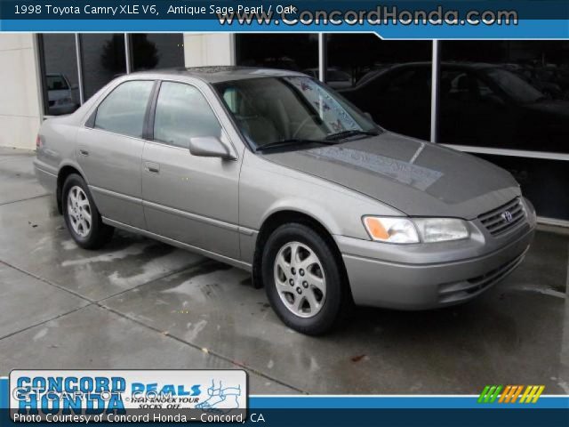 1998 Toyota Camry XLE V6 in Antique Sage Pearl