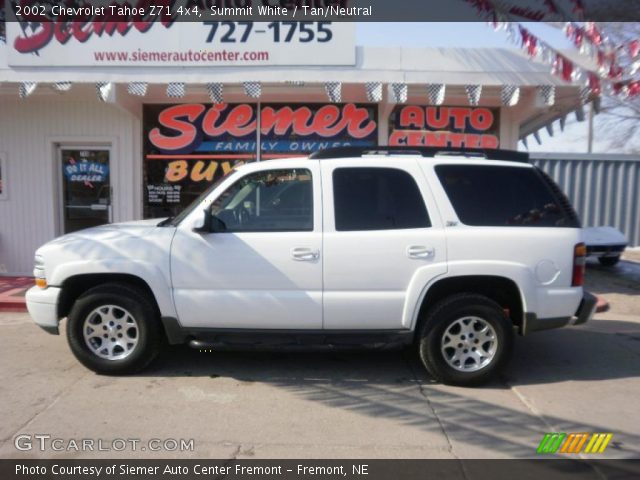 2002 Chevrolet Tahoe Z71 4x4 in Summit White