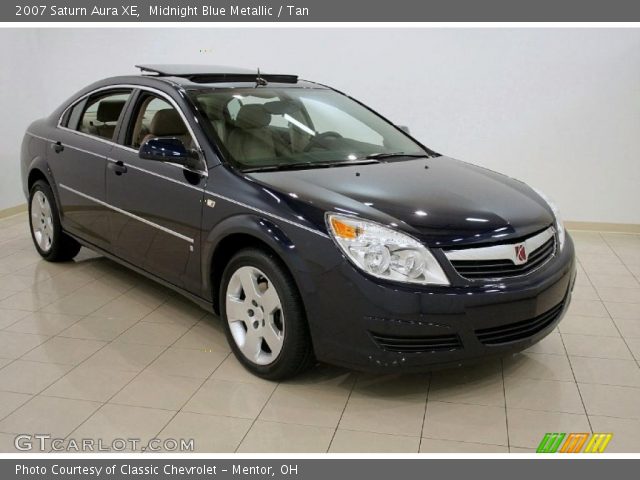 2007 Saturn Aura XE in Midnight Blue Metallic