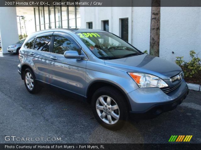 2007 Honda CR-V EX-L in Glacier Blue Metallic