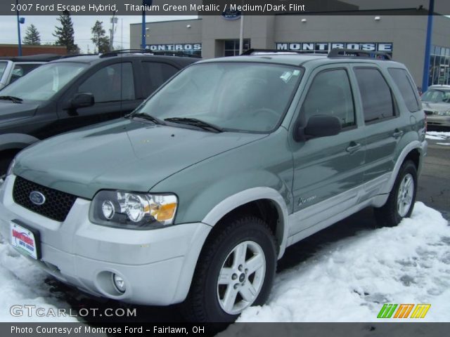 2007 Ford Escape Hybrid in Titanium Green Metallic