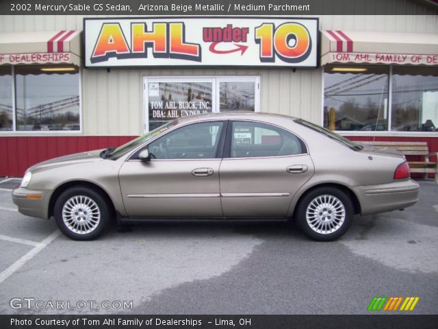 2002 Mercury Sable GS Sedan in Arizona Beige Metallic
