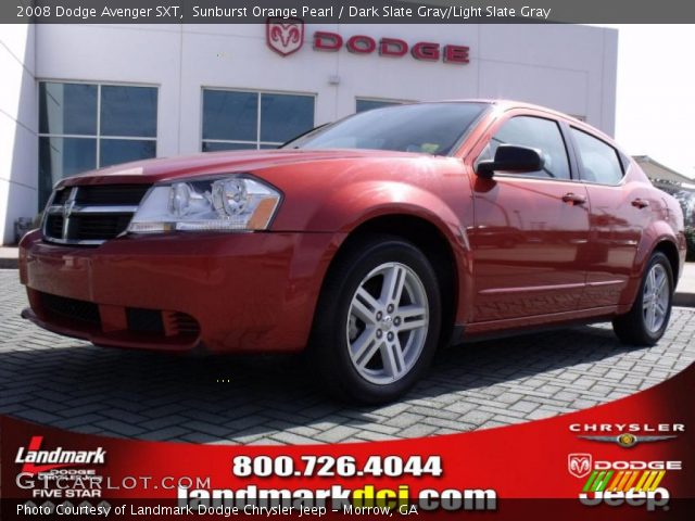 2008 Dodge Avenger SXT in Sunburst Orange Pearl