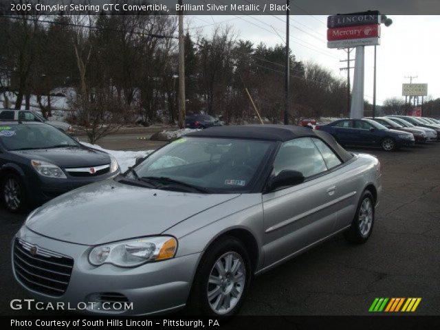 2005 Chrysler Sebring GTC Convertible in Brilliant Silver Metallic